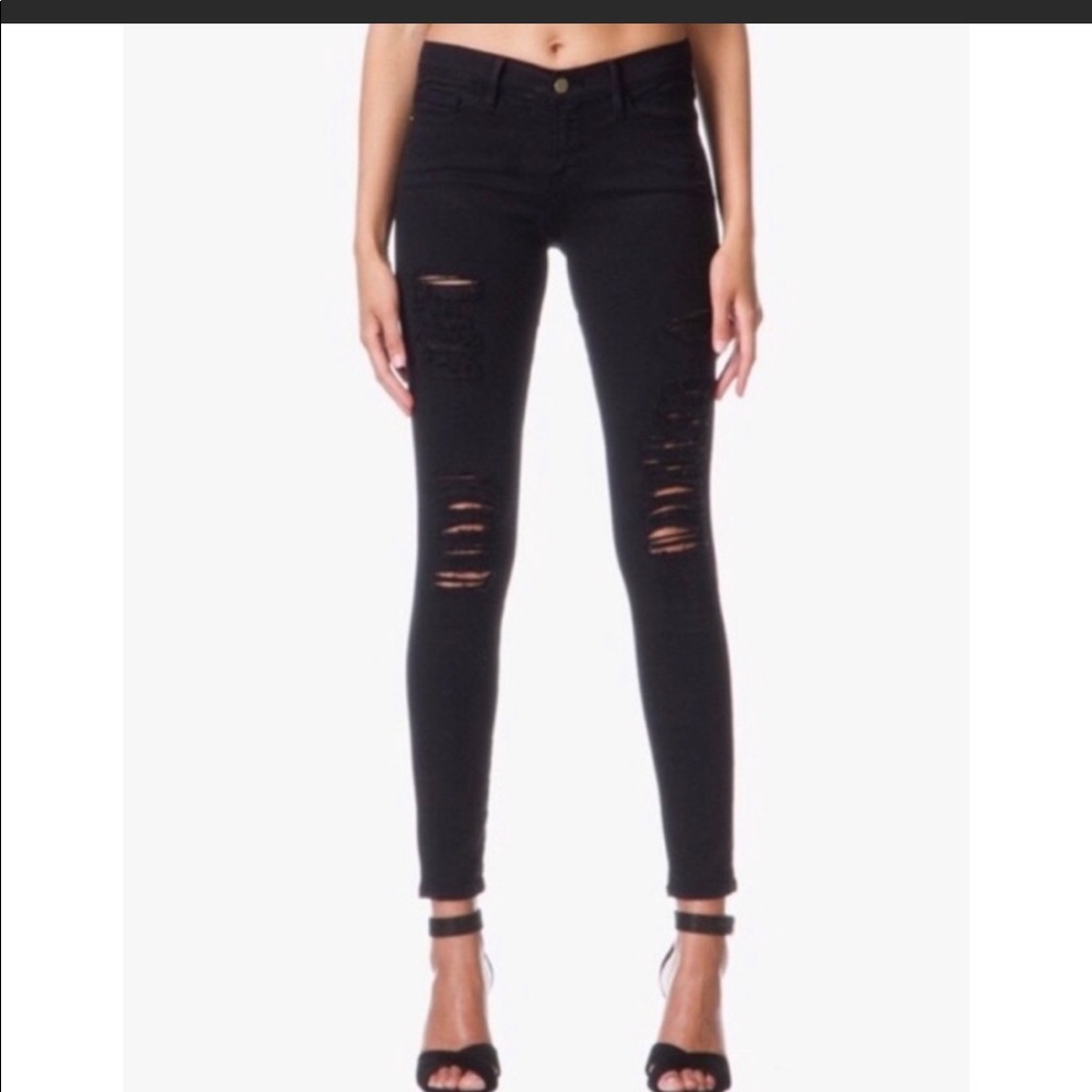 FRAME Denim | Le Skinny De Jeanne Film Noir